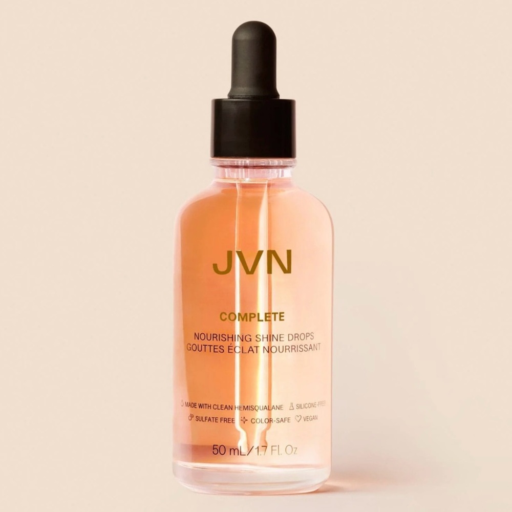 JVN Complete Nourishing Shine Drops Hair Oil Ultra lightweight smoothing 1.7 flo
